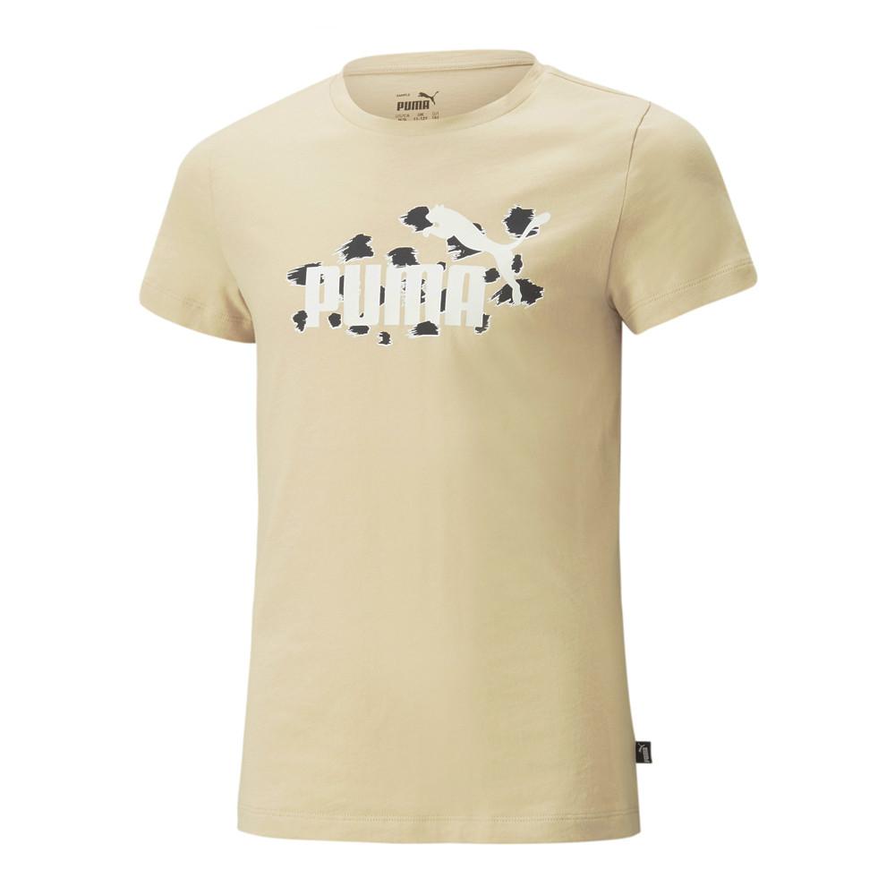 Puma T-Shirt Beige Fille Puma Essential Animal