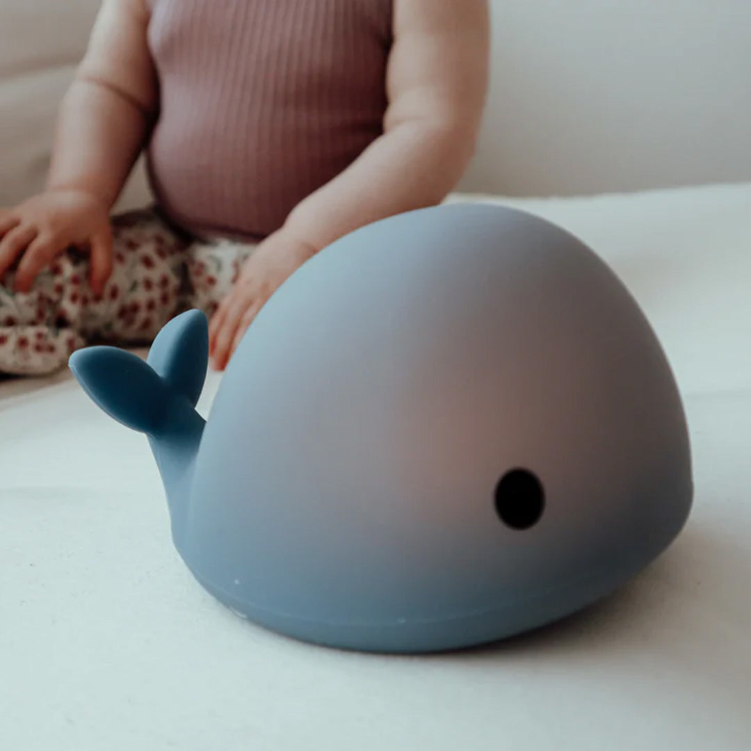 Flow amsterdam nachtlamp walvis moby - blauw