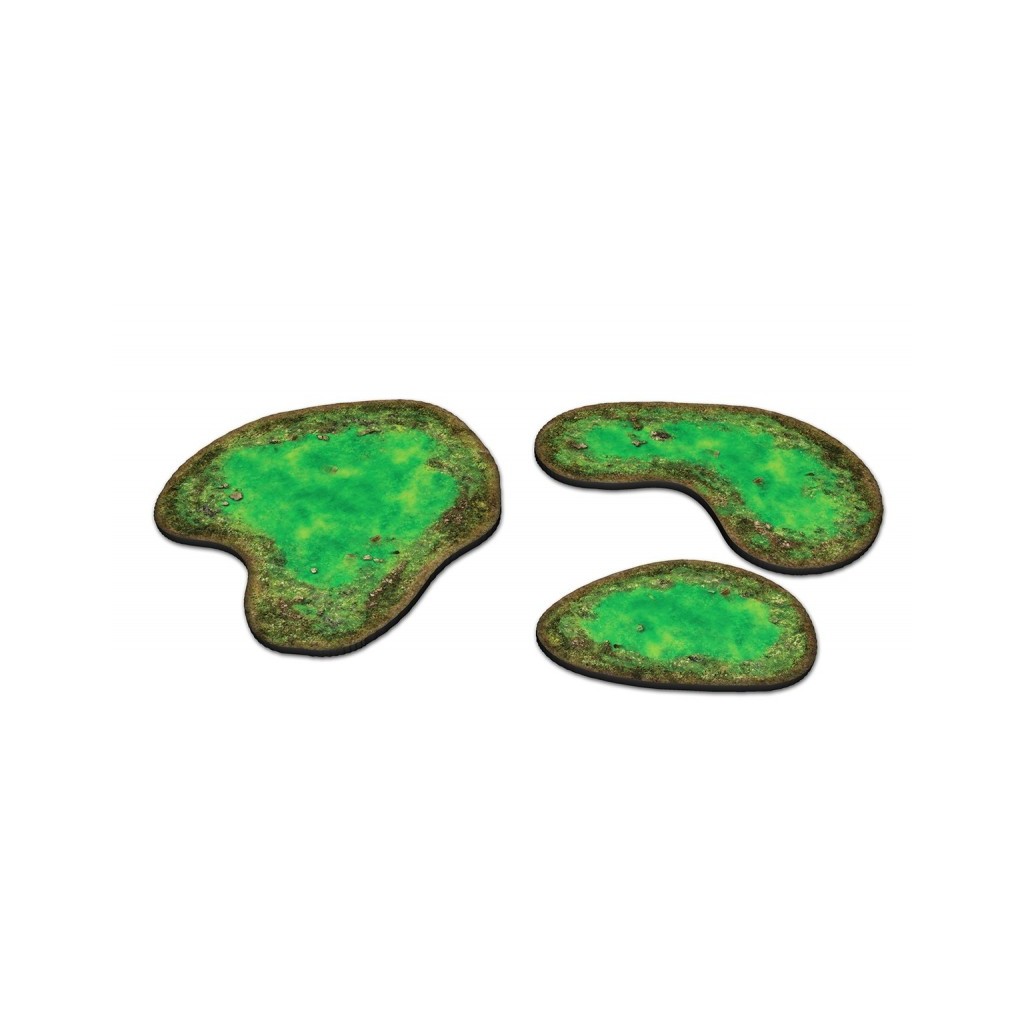 Playmats - Foam 2D Terrain - Toxic Ponds