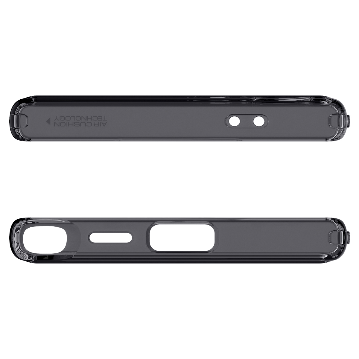 Samsung Galaxy S24 Ultra Zero One Ultra Hybrid Case Hülle (ACS07293) - Schwarz / Transparent