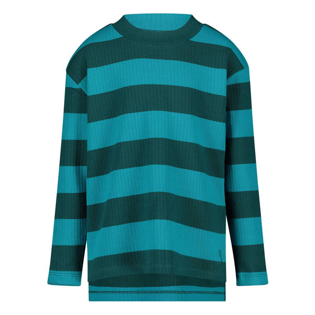 ESPRIT gestreepte longsleeve groen