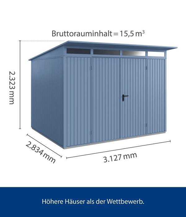 Hörmann Berry-Gerätehaus Classic-P Typ 3,
