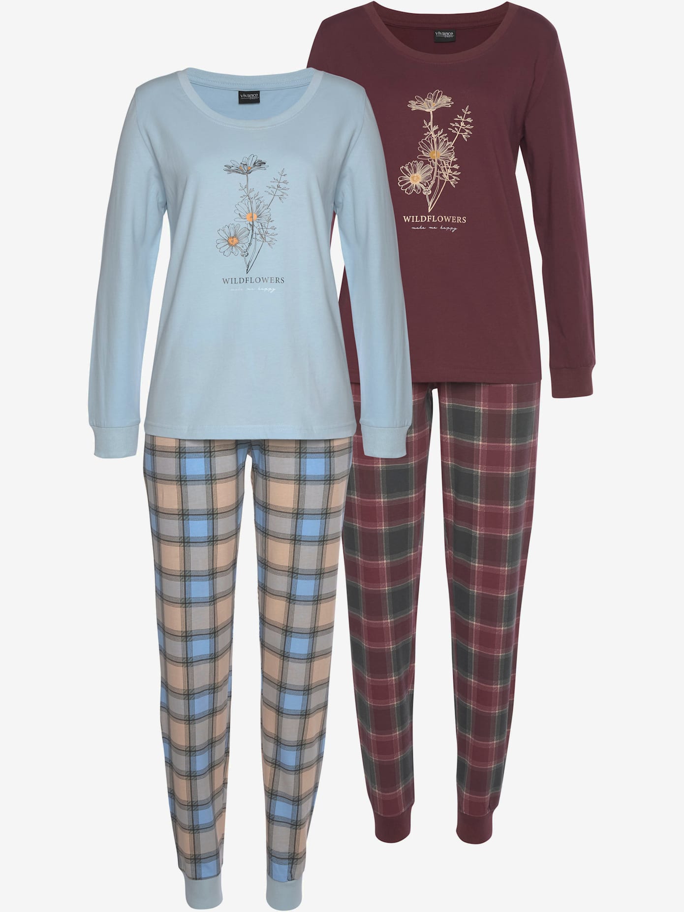 Lot de 2 pyjamas confortables