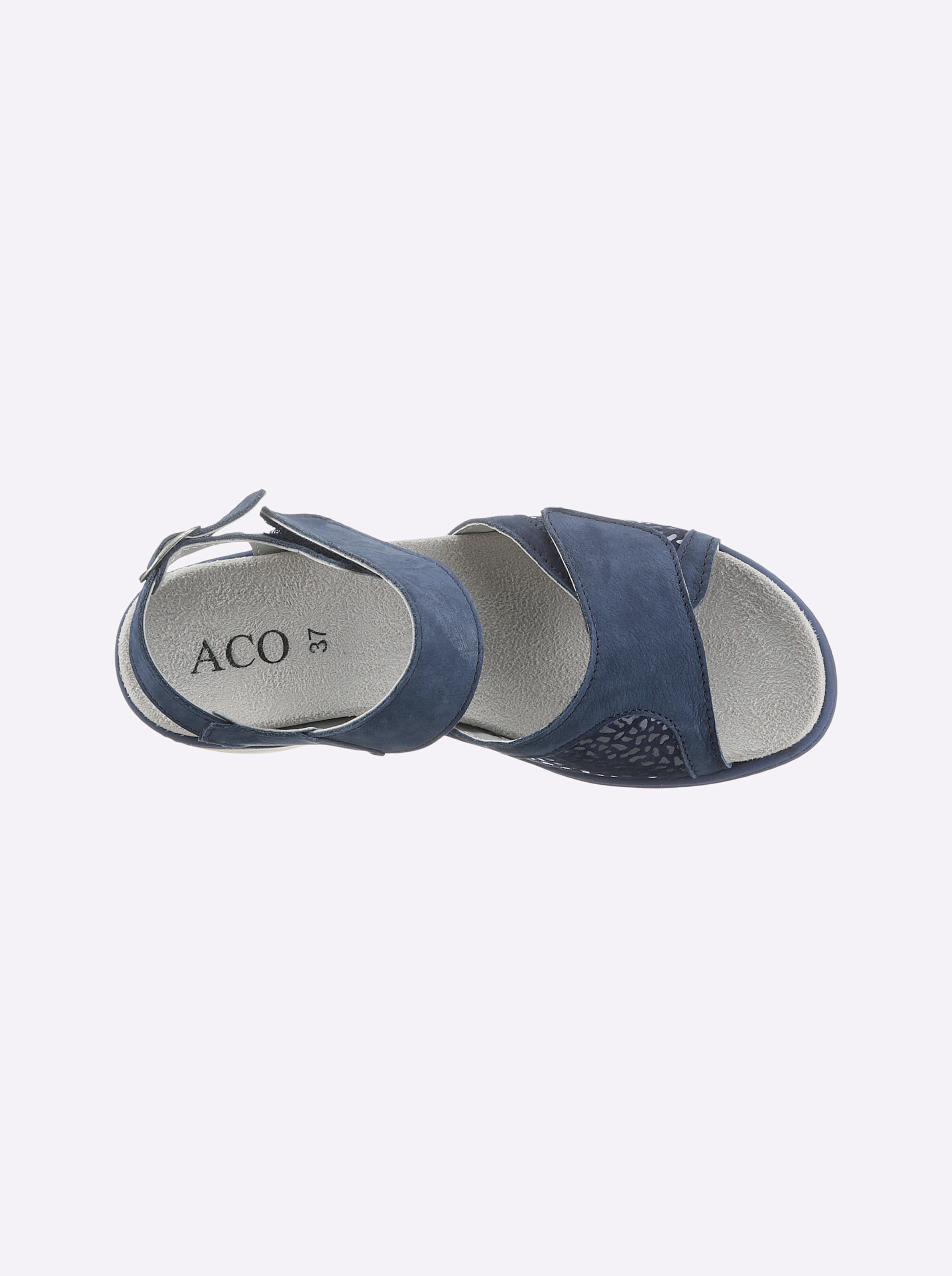 airsoft comfort+ Pantolette in jeansblau