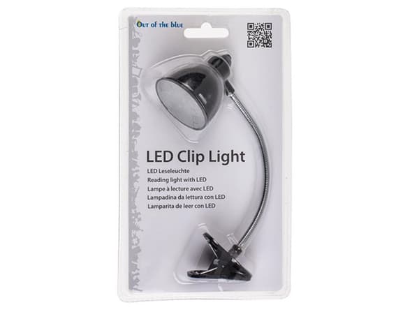 Boklampe - Leselampe / LED-lampe med Klemme - Lampe til Bok
