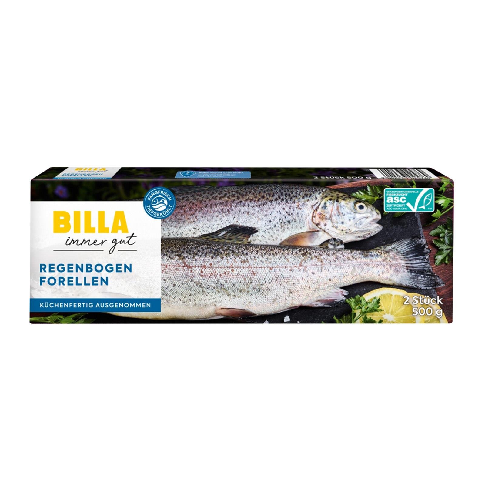 BILLA Regenbogenforellen