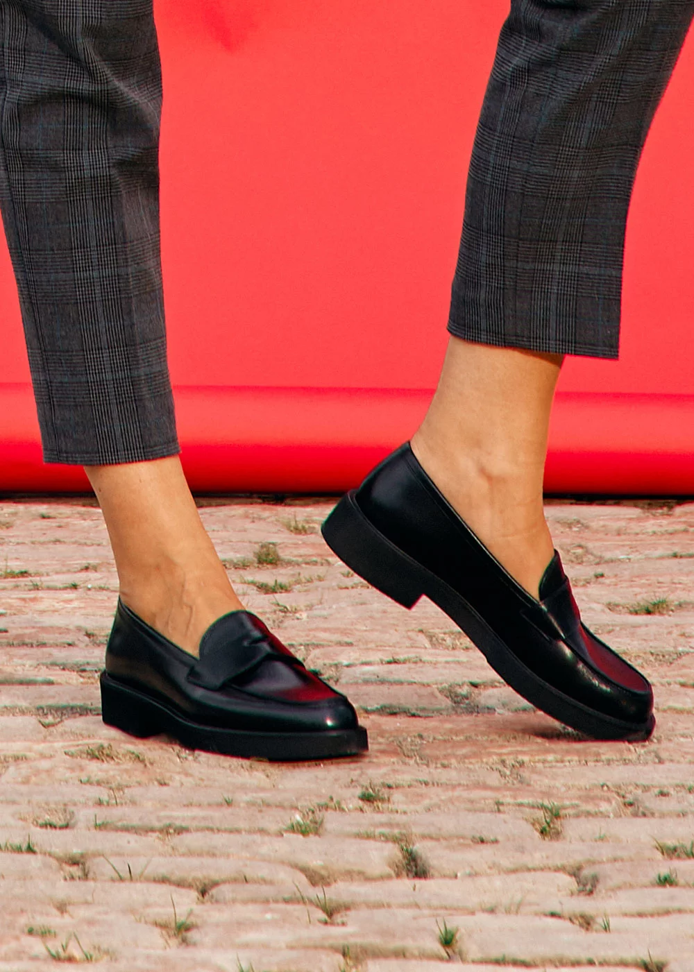 MOCASSIN BARI CUIR NOIR