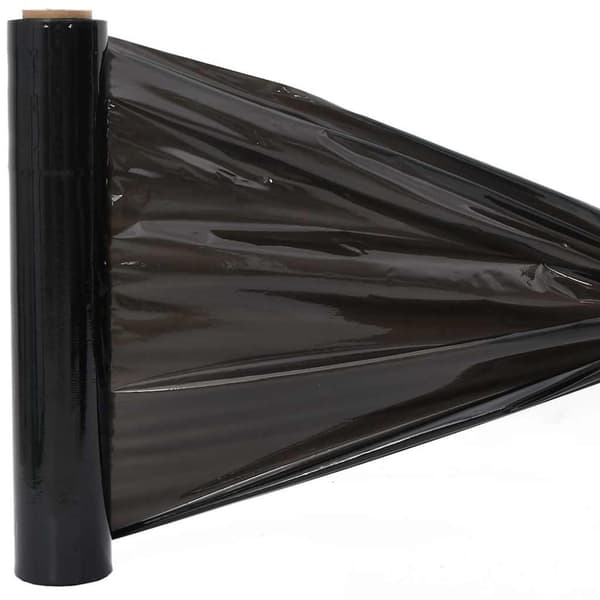 vidaXL Strekkfilm 6 stk svart 30 μm 50 cm x 150 m