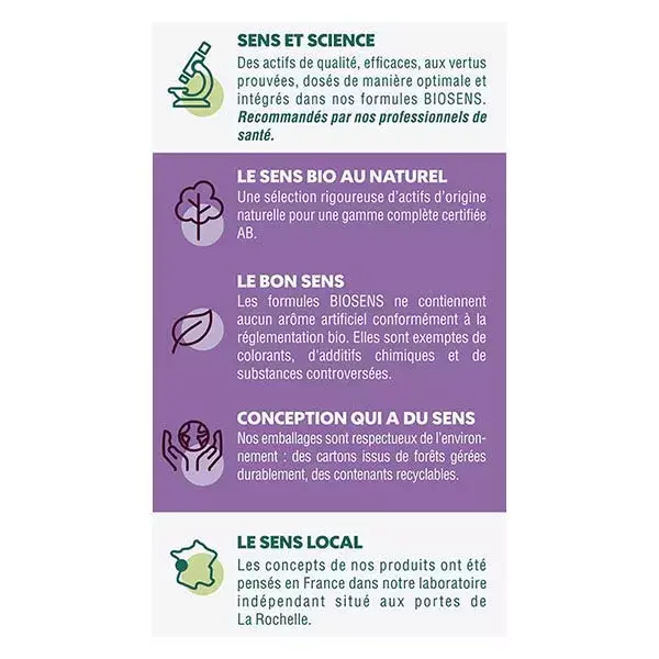 Biosens Radis Noir Artichaut Bio 60 gélules végétales