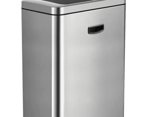 EKO Mirage sensor-geactiveerde prullenbak, 2 compartimenten, 20 liter, mat roestvrij staal
