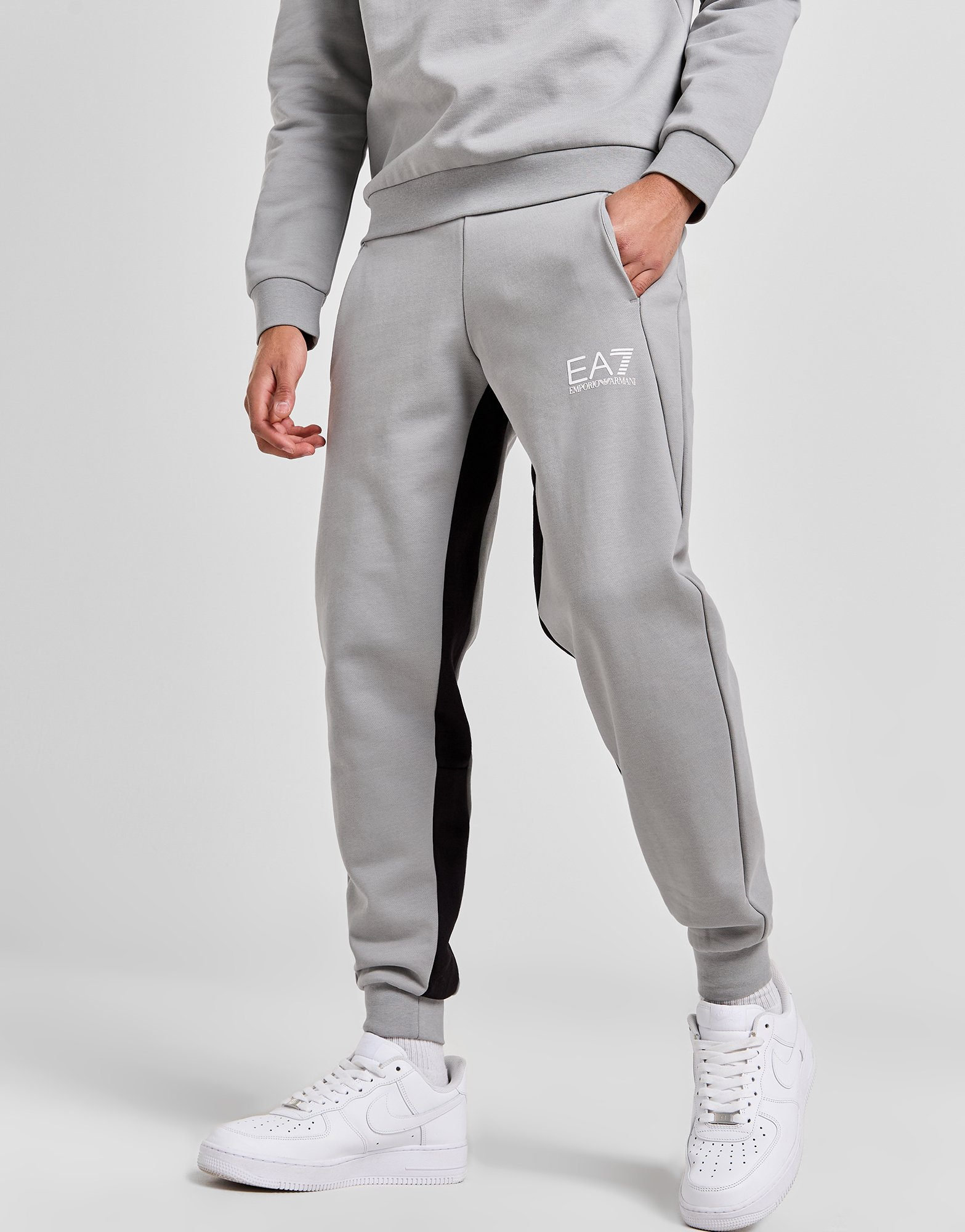 Emporio Armani EA7 Pantalon de jogging Colour Block Homme