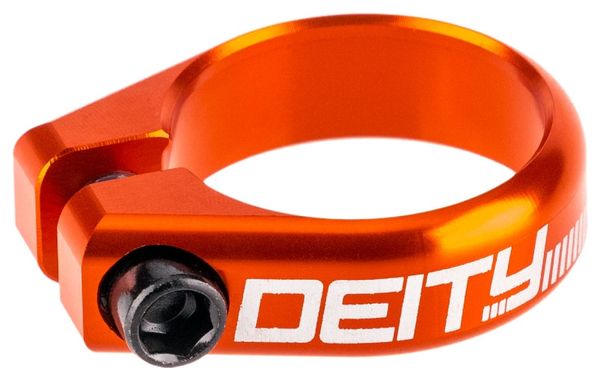 Collier de Selle Deity Circuit Aluminium Orange