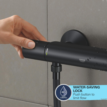 Grohe douchekraan Precision Start mat zwart