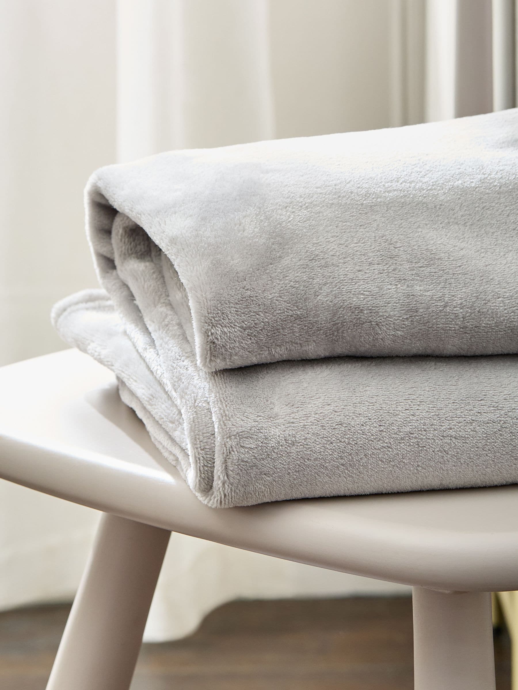 Pluche fleece sprei