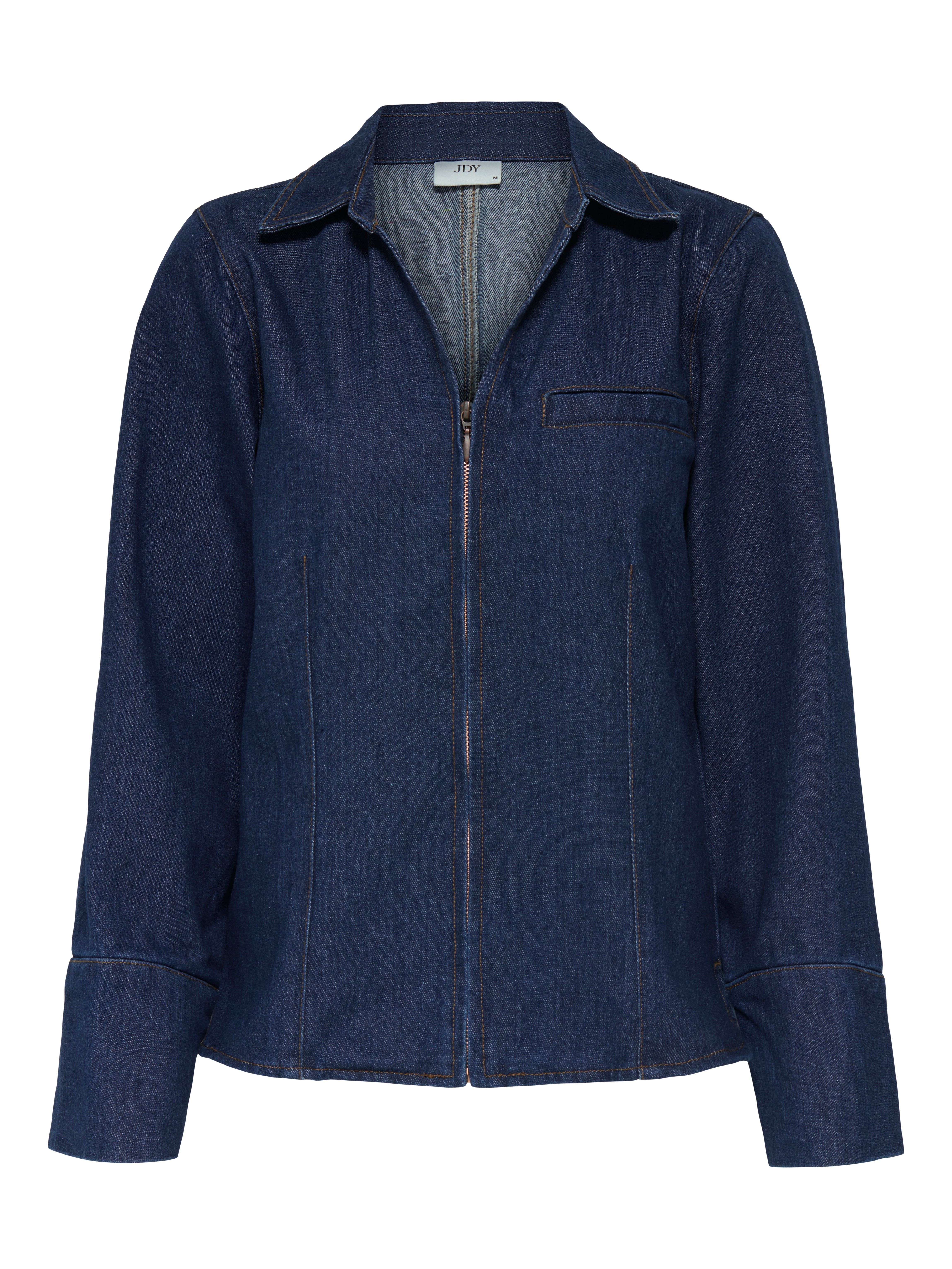 JDYSALLY Jeanshemd Dark Blue Denim