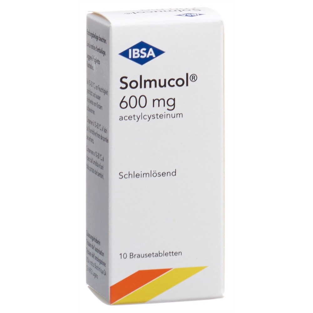 SOLMUCOL Brausetabl 600 mg Ds 10 Stk