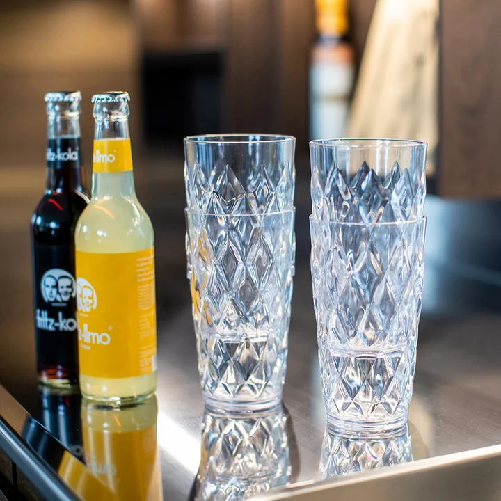 Koziol - Crystal Glas 0.45 l, crystal clear (2er-Set)