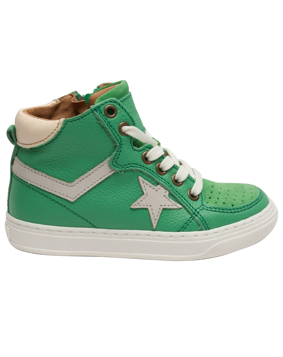 Schnür-Sneaker ISAK hoch in bright green