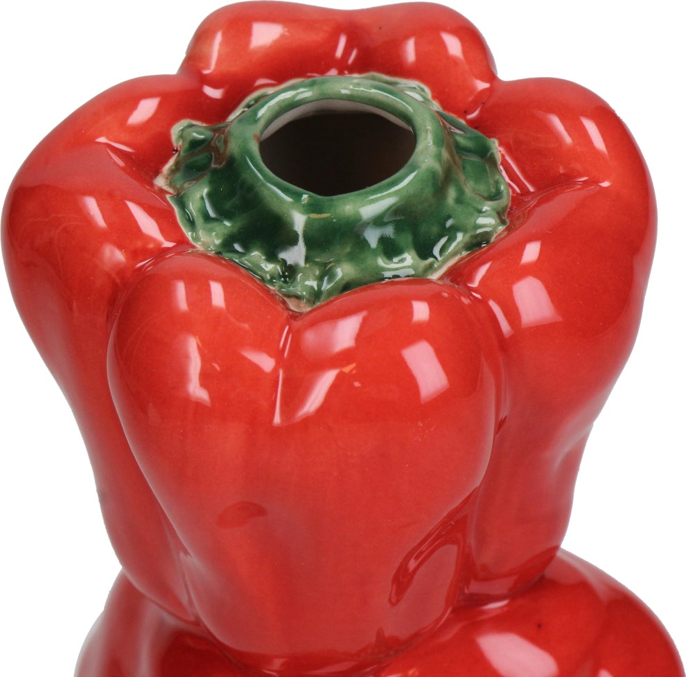 Vaas Cuisine rood D 9,9 H 20,3 cm
