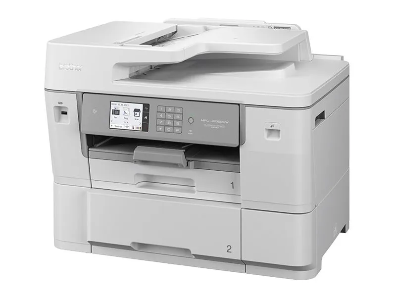 Brother MFC-J6959DW - Multifunktionsprinter - farve - blækprinter - A3/Ledger (medie) - op til 25 spm (kopiering) - op til 30 spm (udskriver) - 850 ark - 33.6 Kbps - USB 2.0, LAN, USB 2.0 vært, NFC, Wi-Fi(n)