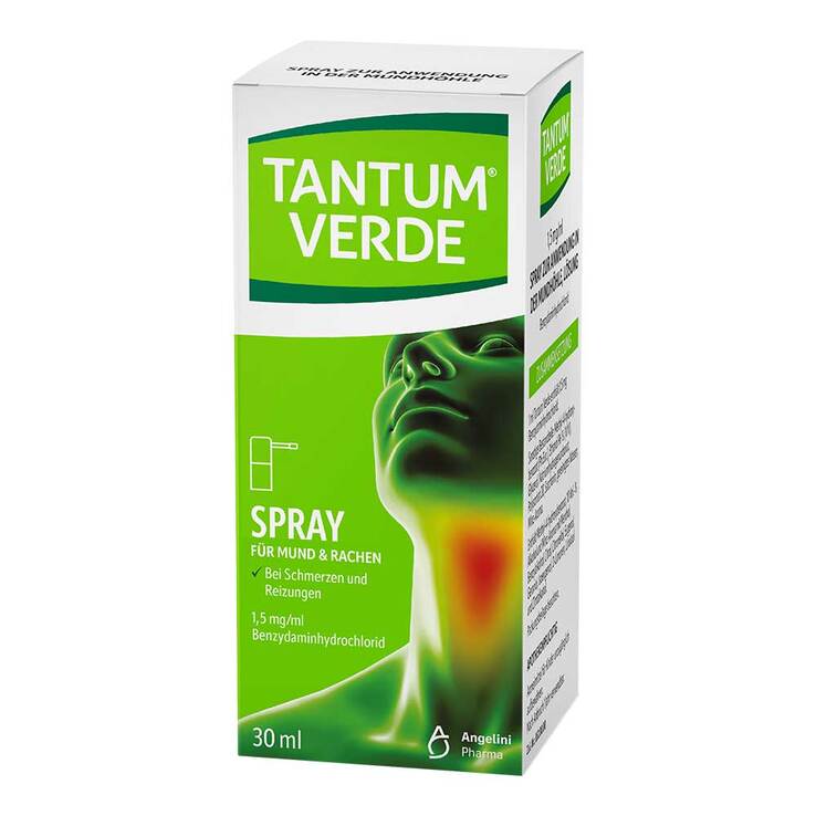 Tantum Verde 1,5 mg/ml Spray zur Anwendung in der Mundhöhle, 30 ml