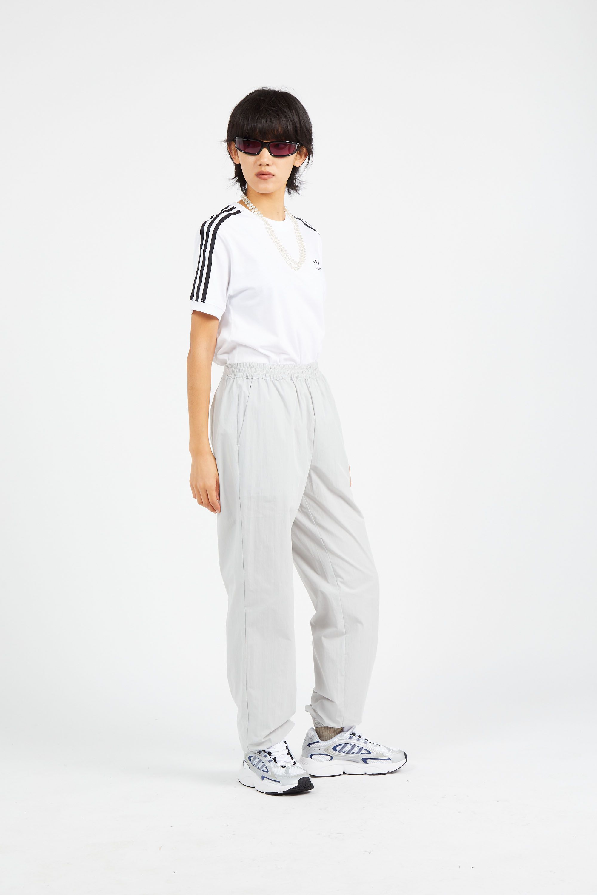 ADIDAS T-shirt 3 STRIPES TEE Blanc