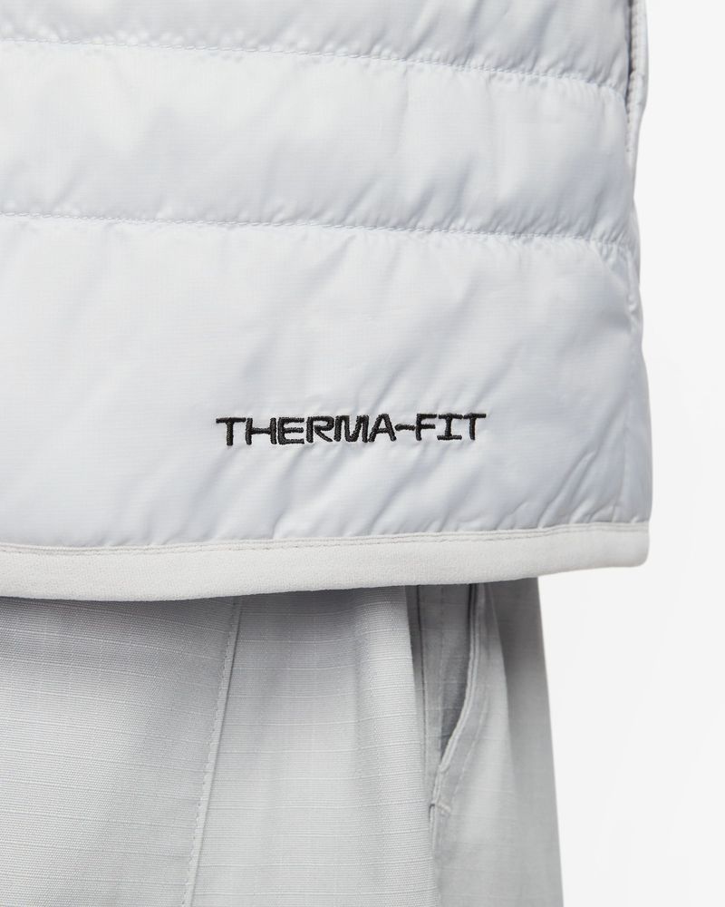 Doudoune sans manches Nike Therma-FIT Gris & Blanc pour homme