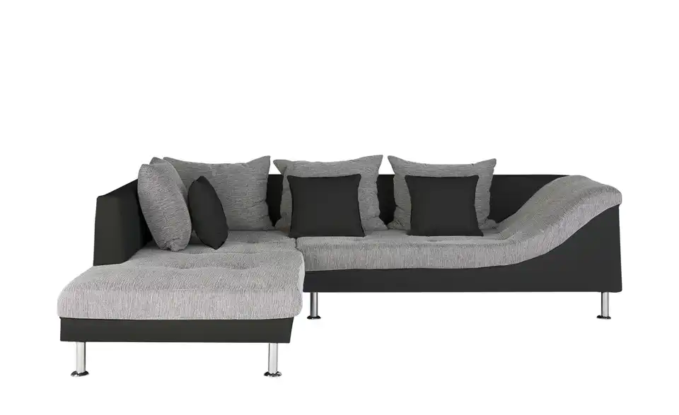 Ecksofa Wiebke Schwarz links