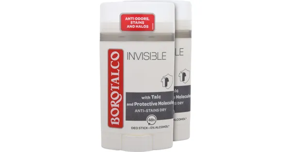 Borotalco Invisible Deo Stick 2 x 40 ml