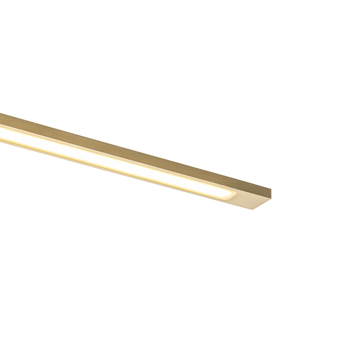 Wandlamp messing 62 cm incl. LED IP44 - Jerre