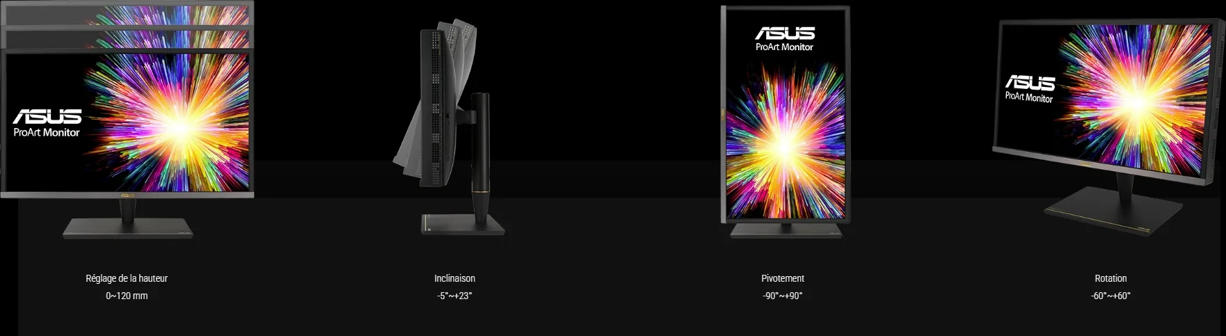 Asus ProArt Display PA27UCX-K Écrans de bureau et professionnels