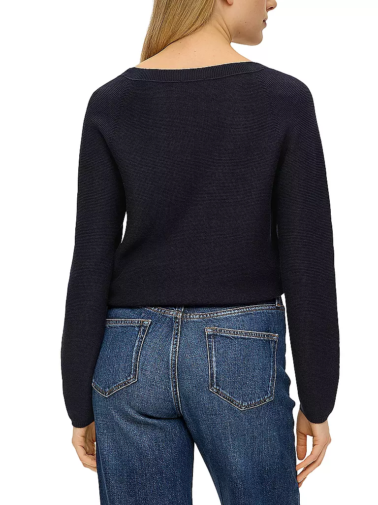 S.OLIVER Pullover dunkelblau