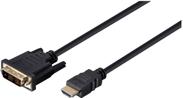 Logik DVI- til HDMI-kabel