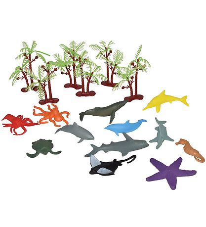 Wild Republic Eimer m. Tiere - Mini - 18 st. - Meerestiere