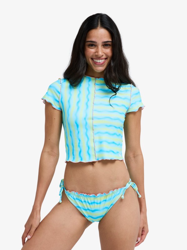 Neon Queen Lycra à manches courtes Vert Femme