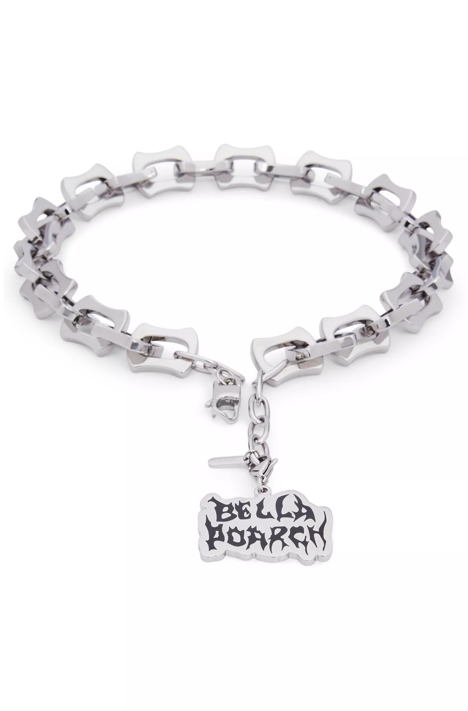 Colar choker HUGO Red-HUGO x Bella Poarch em aço inoxidável