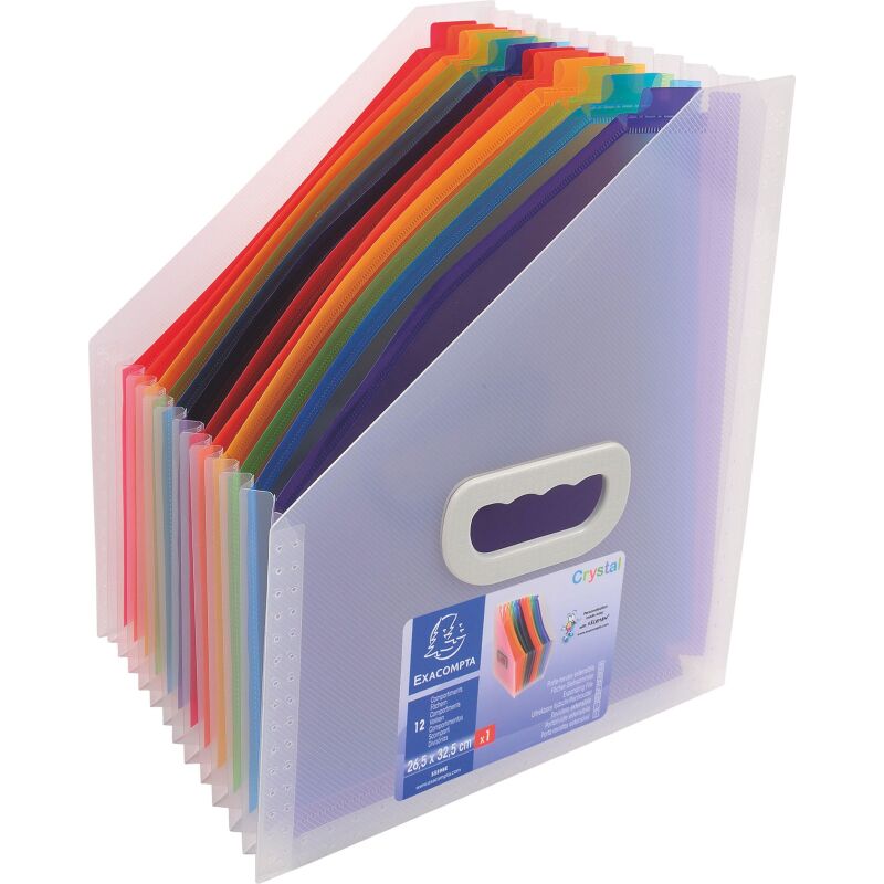 Trieur Porte-revues à 12 compartiments Crystal