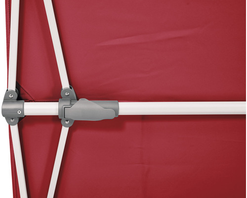 Suncomfort FlexRoof marktparasol, parasol 210 x 150 cm, aurora rood