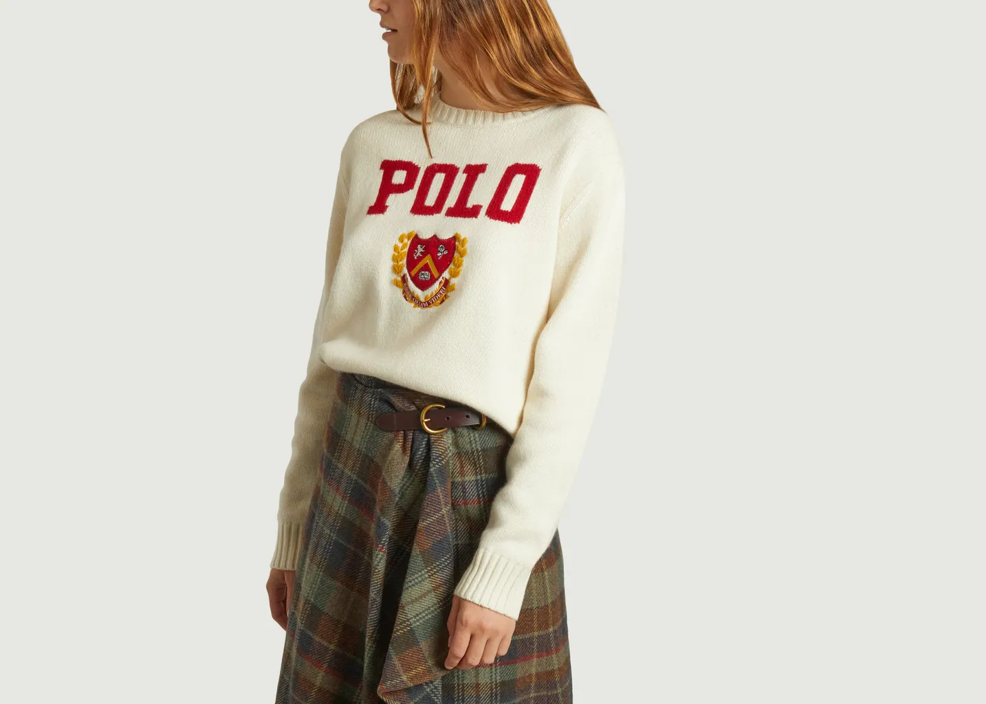 Pull en laine à écusson Polo Ralph Lauren