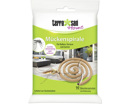 Terrasan Home muggenspiraal, 10 stuks, wierookspiraal voor muggenafweer