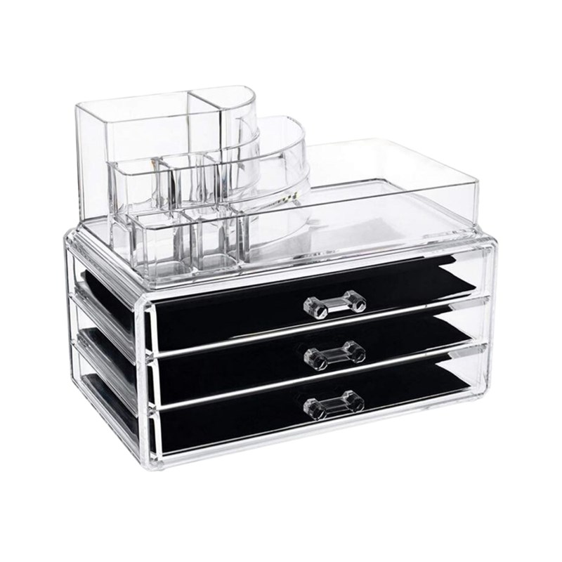 UNIQ<br>Organizer makeup m/3 skuffer