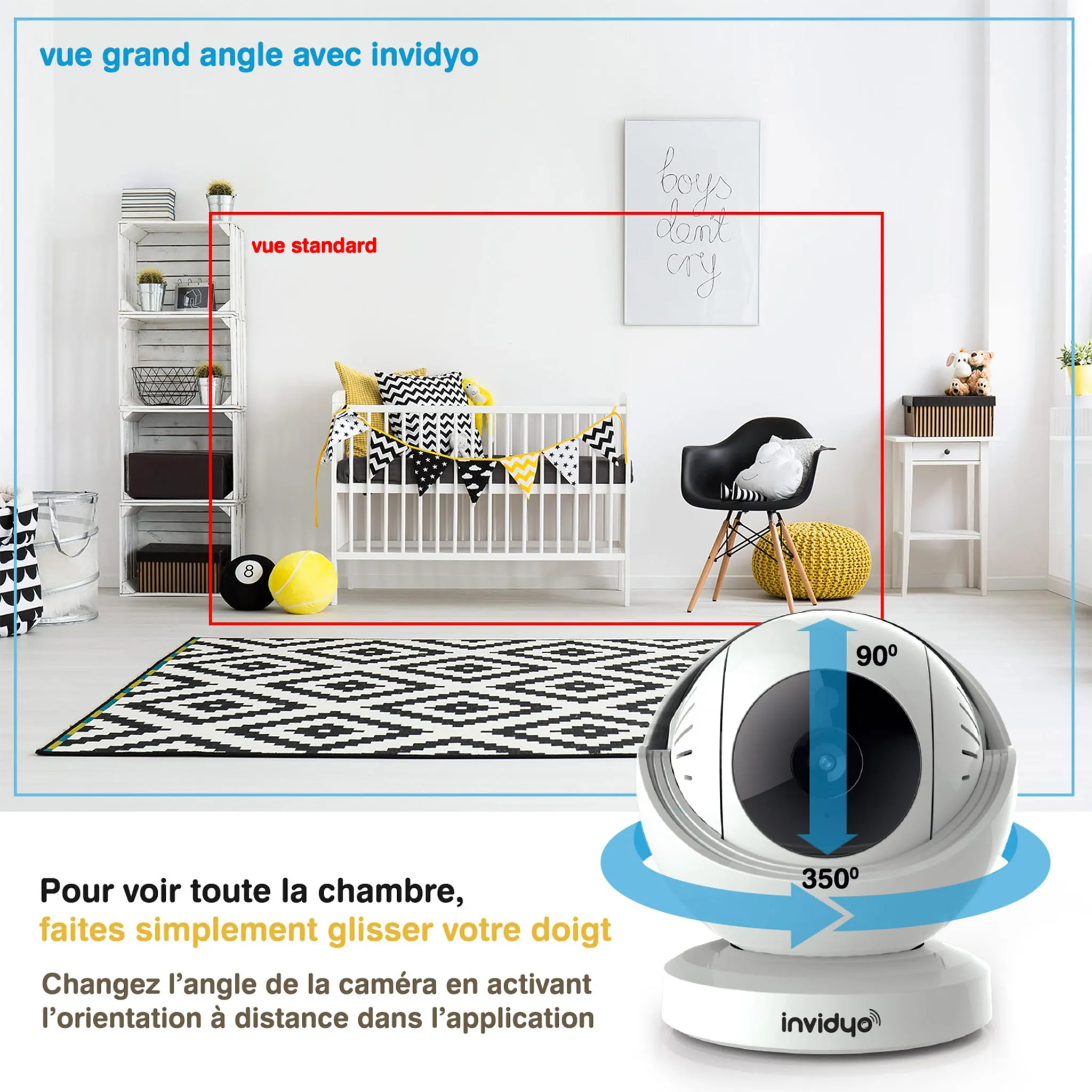 Invidyo Moniteur Caméra Wi-Fi