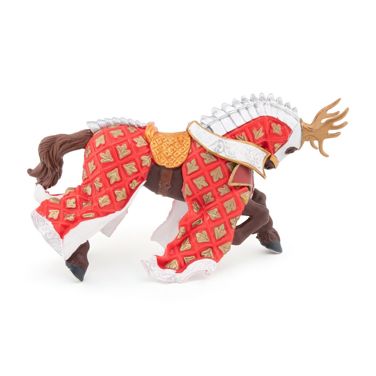Cheval du Maître des armes cimier cerf