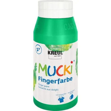 MUCKI Fingerfarbe Grün 750 ml