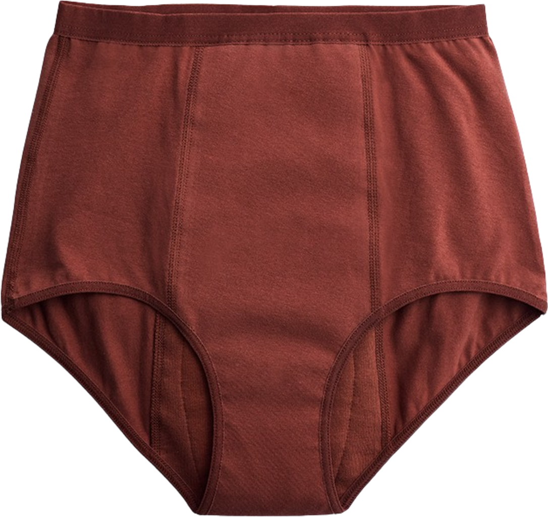 Imse  High Waist Periodenslip Medium Flow Rostrot, XS