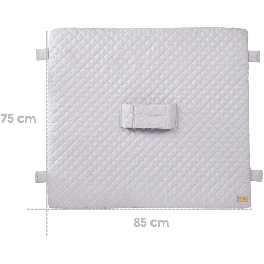 roba Sicherheitswickelauflage Style grau 85 cm x 75 cm