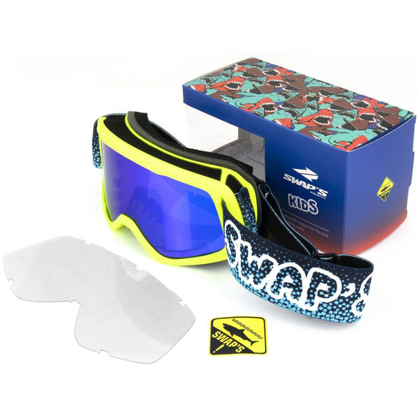 Swaps - Masque enfant Bubble Kid Jaune fluo