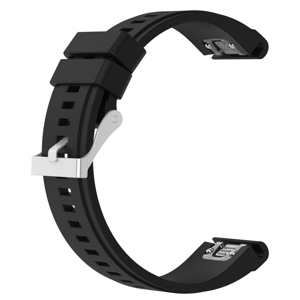 Garmin Ersatz Silikon Sport Armband mit 26mm Schnellverschluss- Schwarz