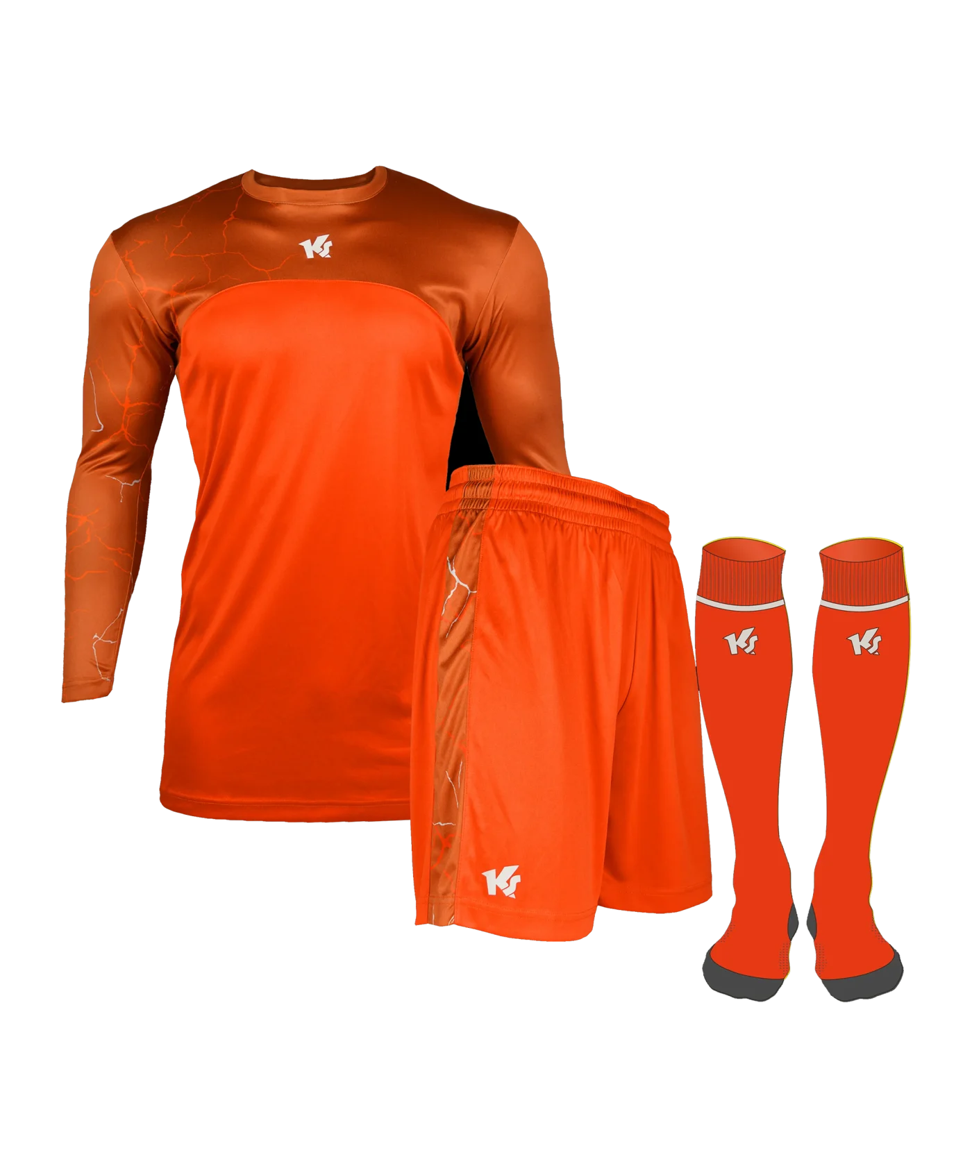 KEEPERsport GKSix Torwarttrikot Set Kids Rot F066