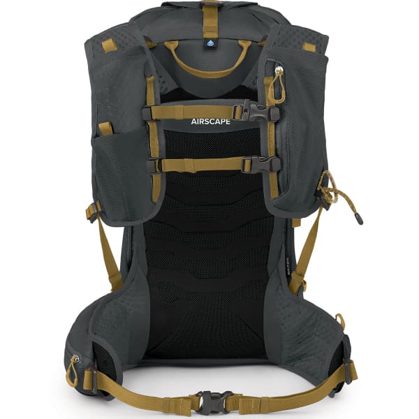 Sac à dos randonnée OSPREY TALON VELOCITY 20 DARK CHARCOAL/TUMBLEWEED YELLOW